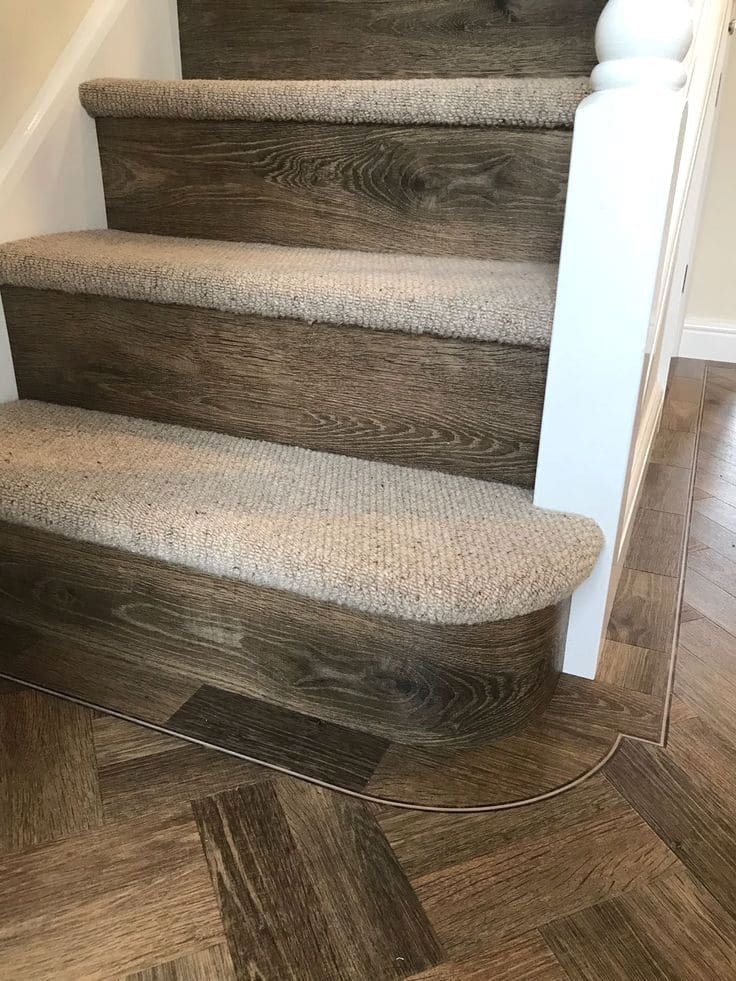 Laminate and Carpet Stairs